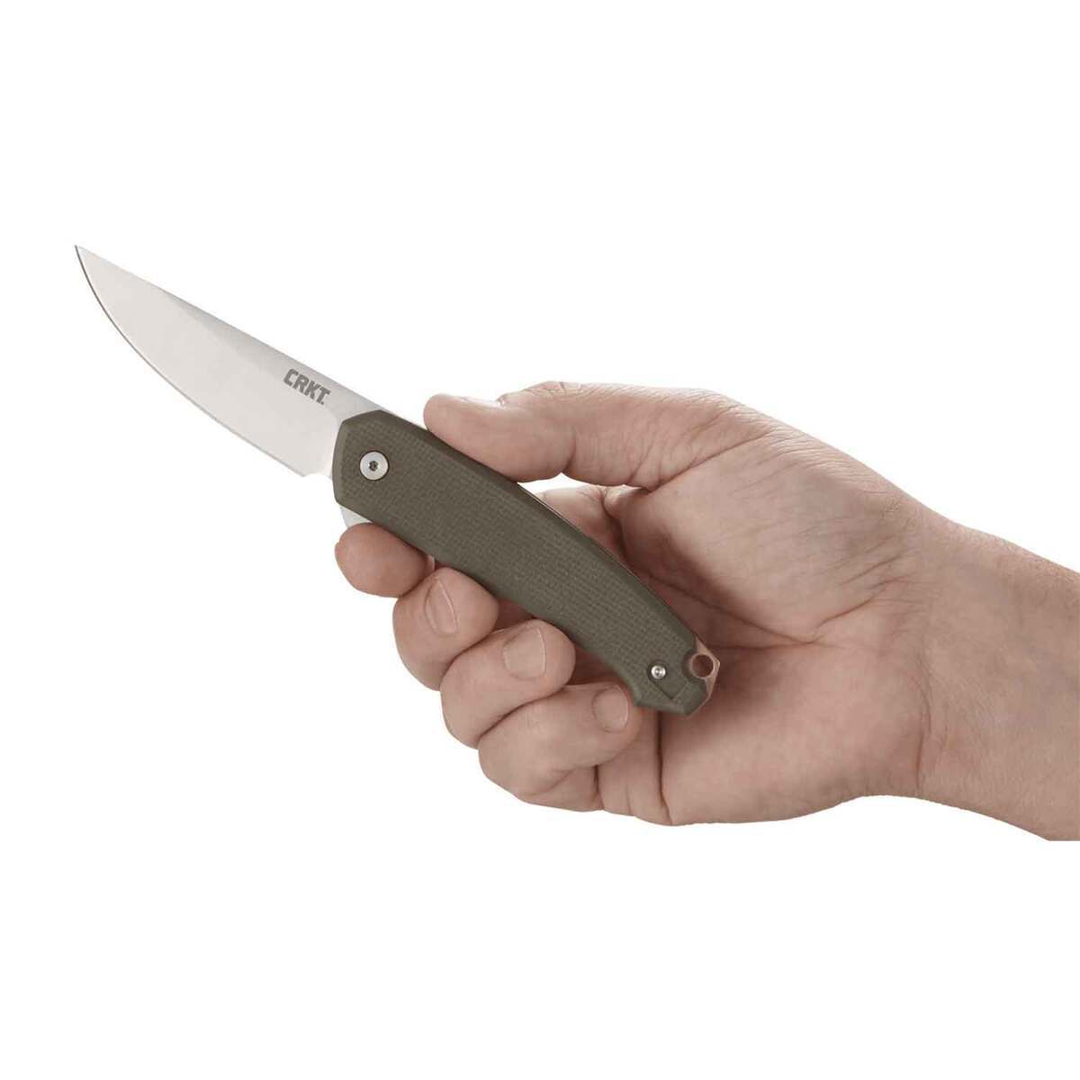 CRKT Tueto 3.28 inch Folding Knife - Olive CRKT Tueto 3.28 inch Folding Knife - Olive