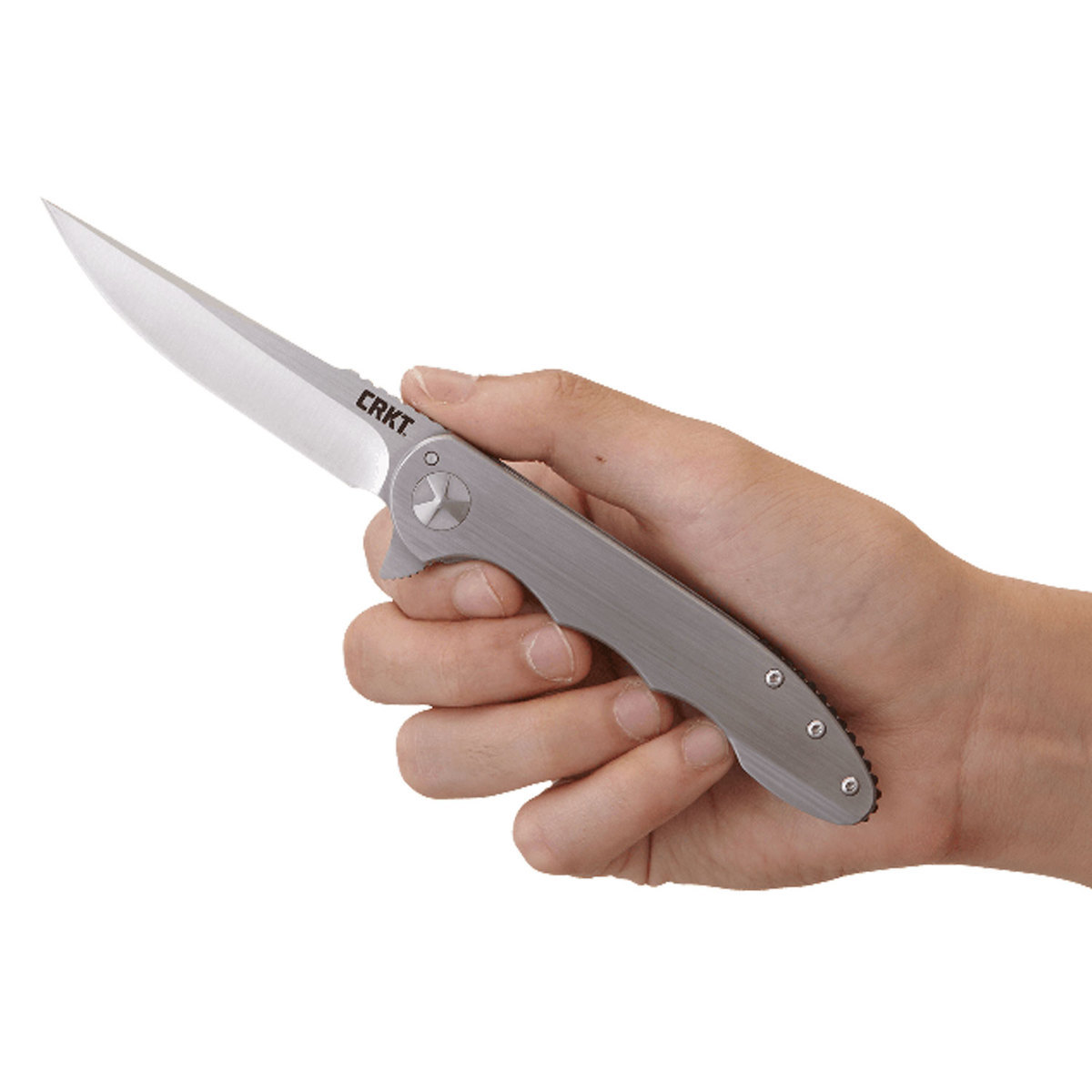 CRKT Up & At 'Em 3.62 inch Folding Knife - Gray CRKT Up & At 'Em 3.62 inch Folding Knife - Gray