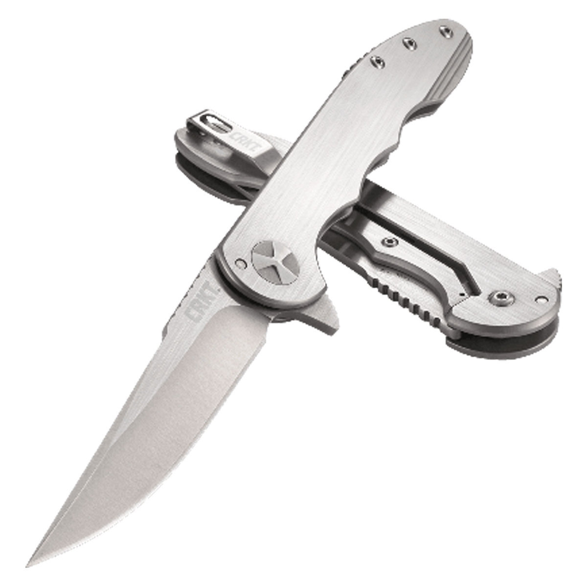 CRKT Up & At 'Em 3.62 inch Folding Knife - Gray CRKT Up & At 'Em 3.62 inch Folding Knife - Gray