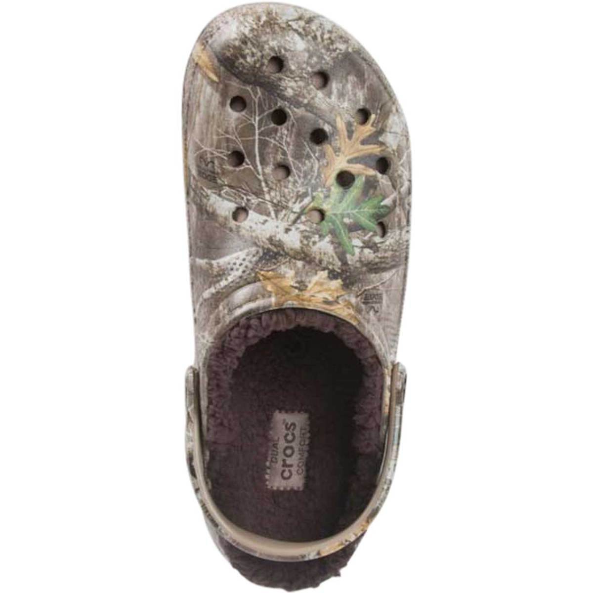 Crocs Men's Classic Camo Fuzz Lined Clogs - Realtree Edge - Size 12