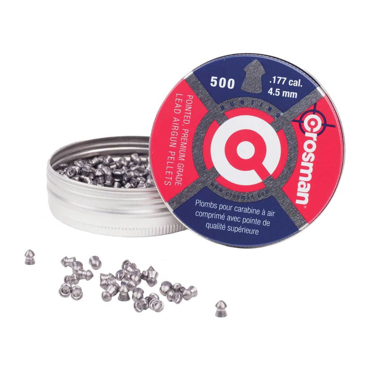 Waheed 177 Crosman Pointed 177 Caliber Pellets - 500 Count | Sportsman's Warehouse