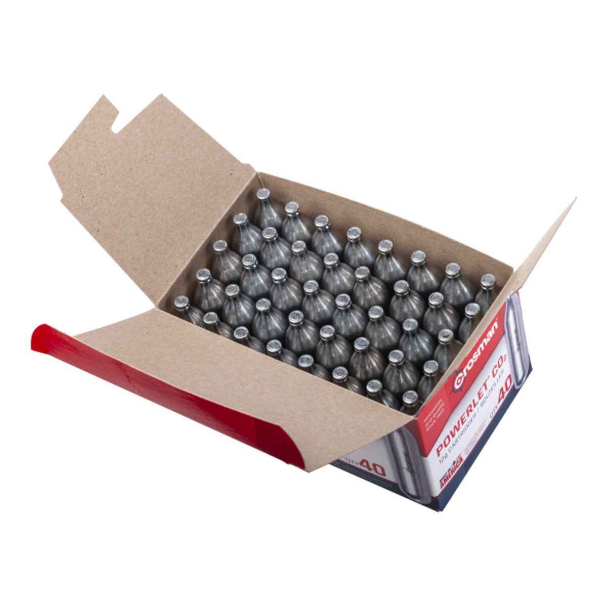 Crosman Powerlet CO2 Cartridges - 12g - 40 Count Crosman Powerlet CO2 Cartridges - 12g - 40 Count