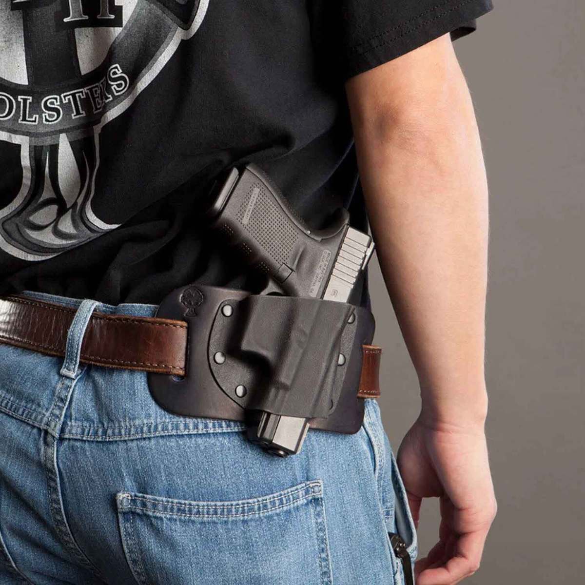 CrossBreed SnapSlide 1911 Platform Outside the Waistband Right Hand Holster - Black CrossBreed SnapSlide 1911 Platform Outside the Waistband Right Hand Holster - Black