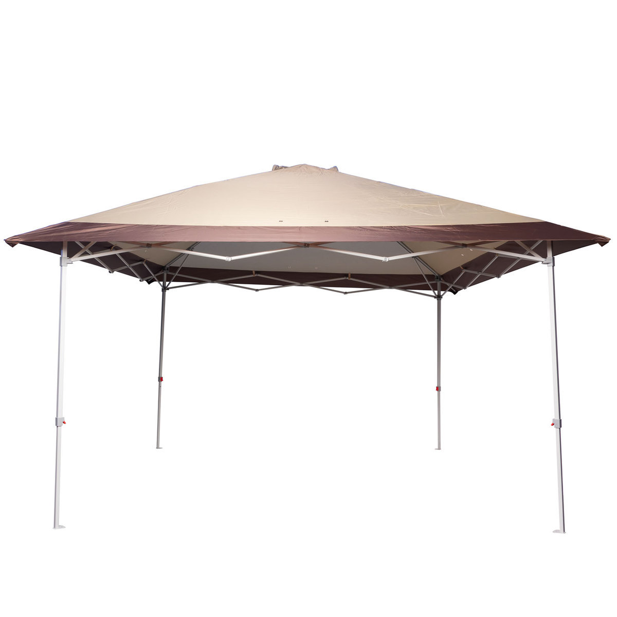 Crown Shade Company MegaShade One Touch Instant 10.5x10.5 Straight Leg Canopy - Tan - Tan Crown Shade Company MegaShade One Touch Instant 10.5x10.5 Straight Leg Canopy - Tan - Tan