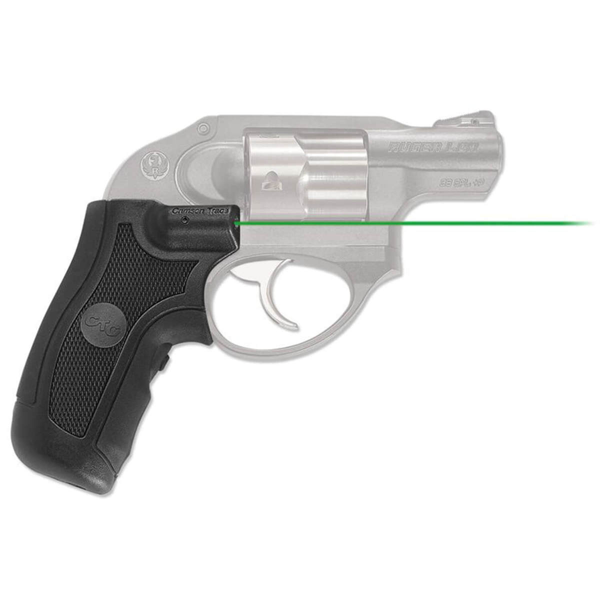 Crimson Trace Ruger LCR/LCRX Green Lasergrips - Black - Black Crimson Trace Ruger LCR/LCRX Green Lasergrips - Black - Black