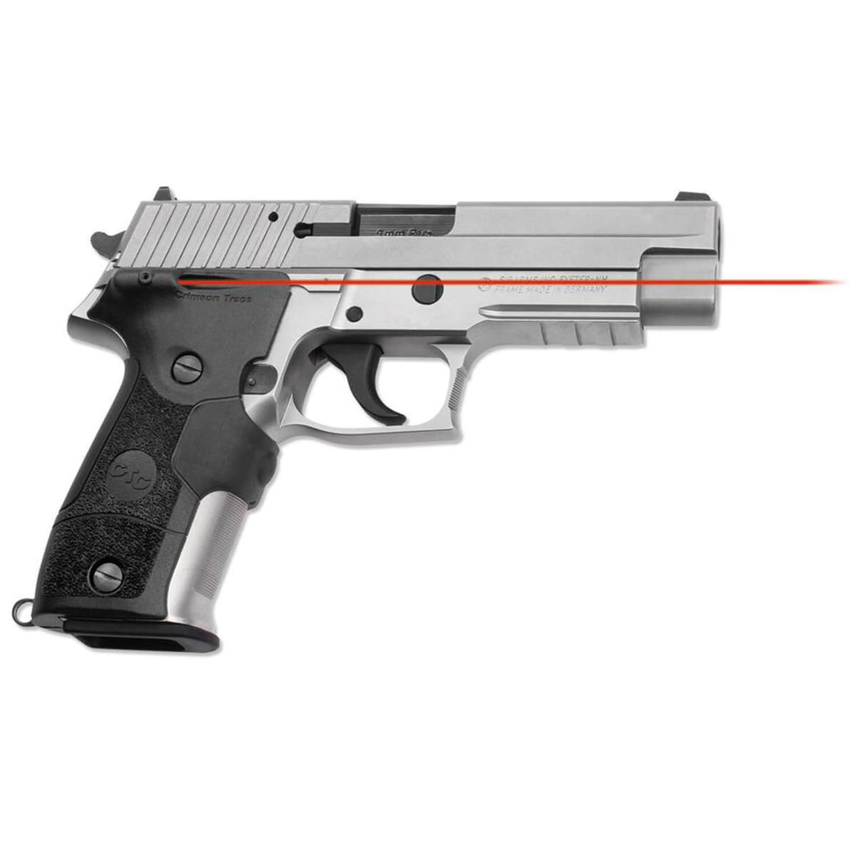 Crimson Trace Front Activation Sig Sauer P226 Red Lasergrips - Black - Black Crimson Trace Front Activation Sig Sauer P226 Red Lasergrips - Black - Black