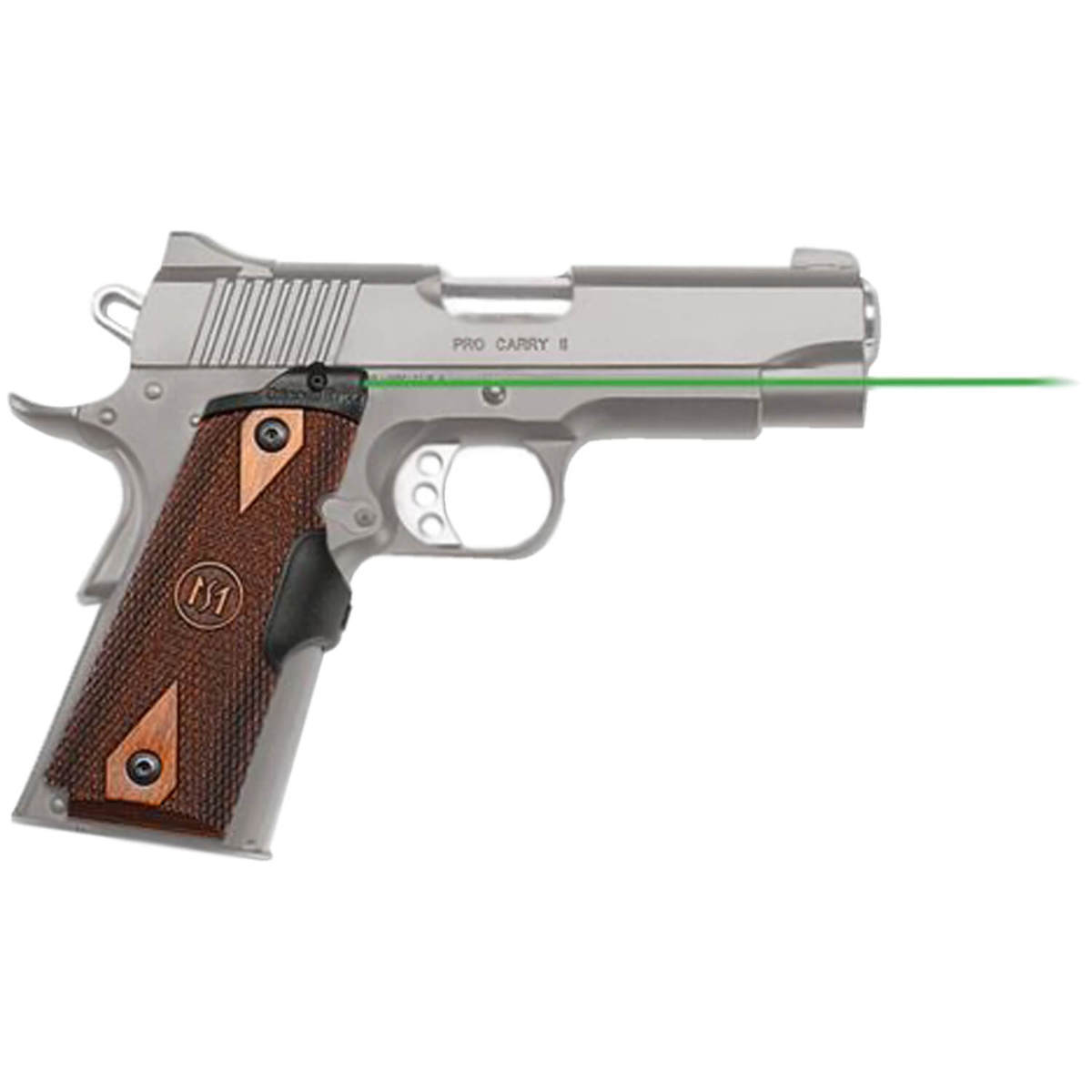Crimson Trace Master Series 1911 Government Model Cocobolo Green Lasergrips - Wood - Wood Crimson Trace Master Series 1911 Government Model Cocobolo Green Lasergrips - Wood - Wood