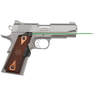 Crimson Trace Master Series 1911 Government Model Cocobolo Green Lasergrips - Wood - Wood