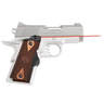 Crimson Trace Master Series 1911 Compact Cocobolo Red Lasergrips - Wood - Wood