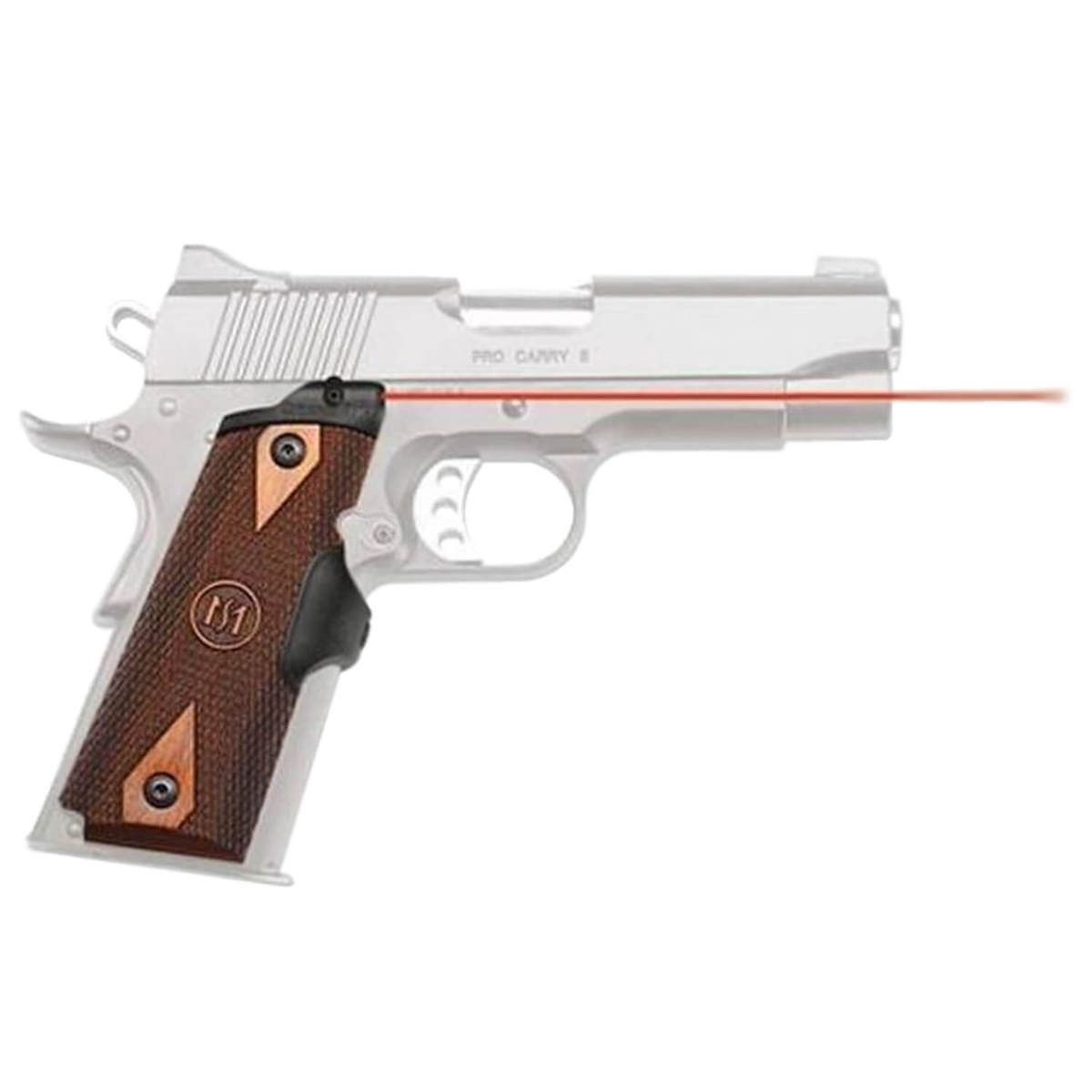 Crimson Trace Master Series 1911 Government Model Cocobolo Red Lasergrips - Wood - Wood Crimson Trace Master Series 1911 Government Model Cocobolo Red Lasergrips - Wood - Wood