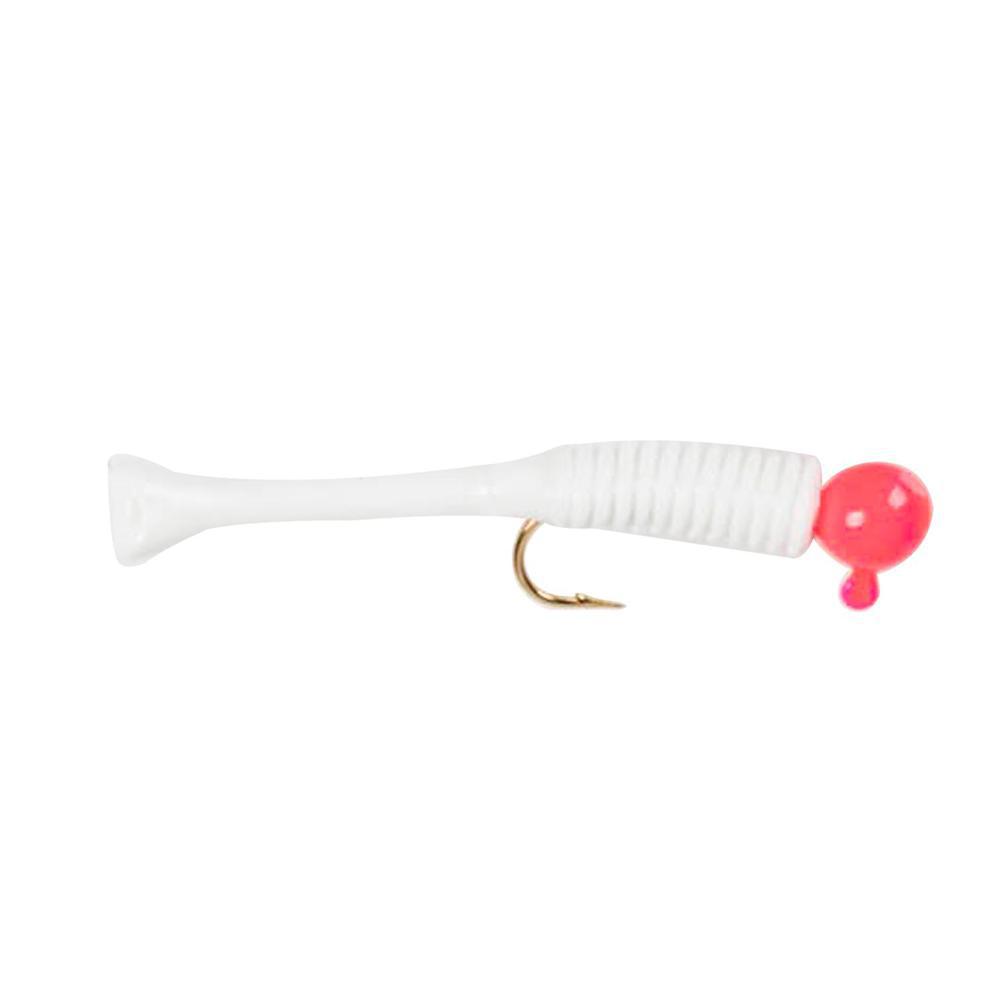 Cubby Lures Mini Mite Ice Fishing Jig Pink/White 1/32oz