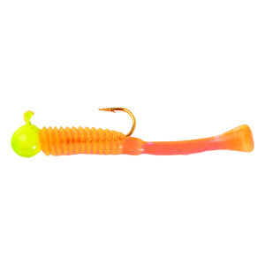Cubby Lures Mini Mite All Season Ice Lure - Lime/Orange, 1/32oz Cubby Lures Mini Mite All Season Ice Lure - Lime/Orange, 1/32oz