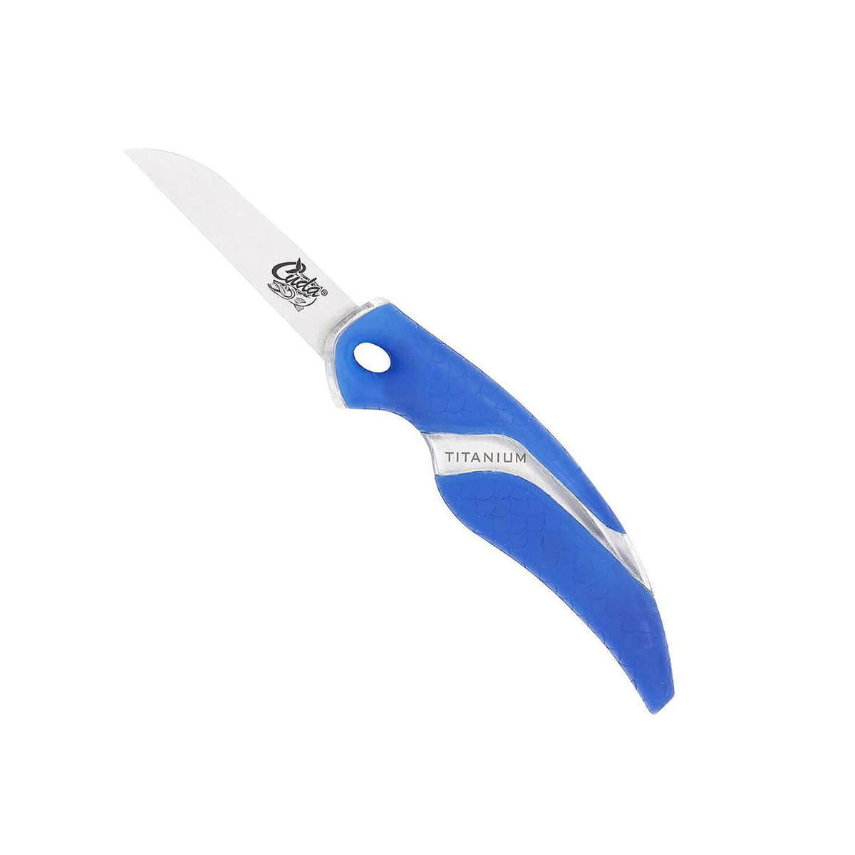 Cuda 6pc Blue Fillet Knife and Sharpener Set - Blue Cuda 6pc Blue Fillet Knife and Sharpener Set - Blue