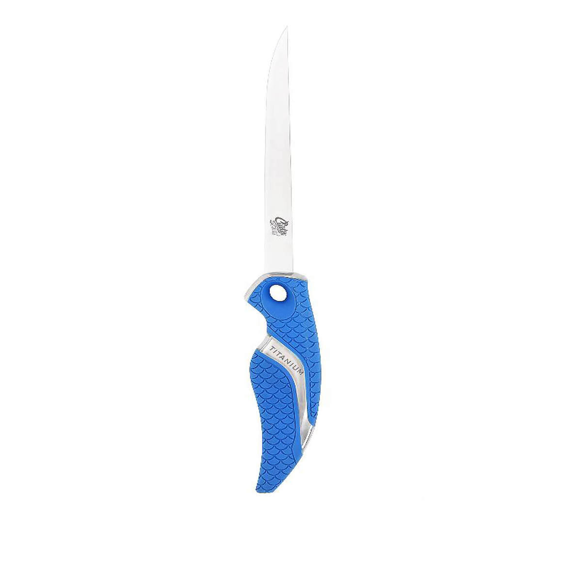 Cuda 6pc Blue Fillet Knife and Sharpener Set - Blue Cuda 6pc Blue Fillet Knife and Sharpener Set - Blue