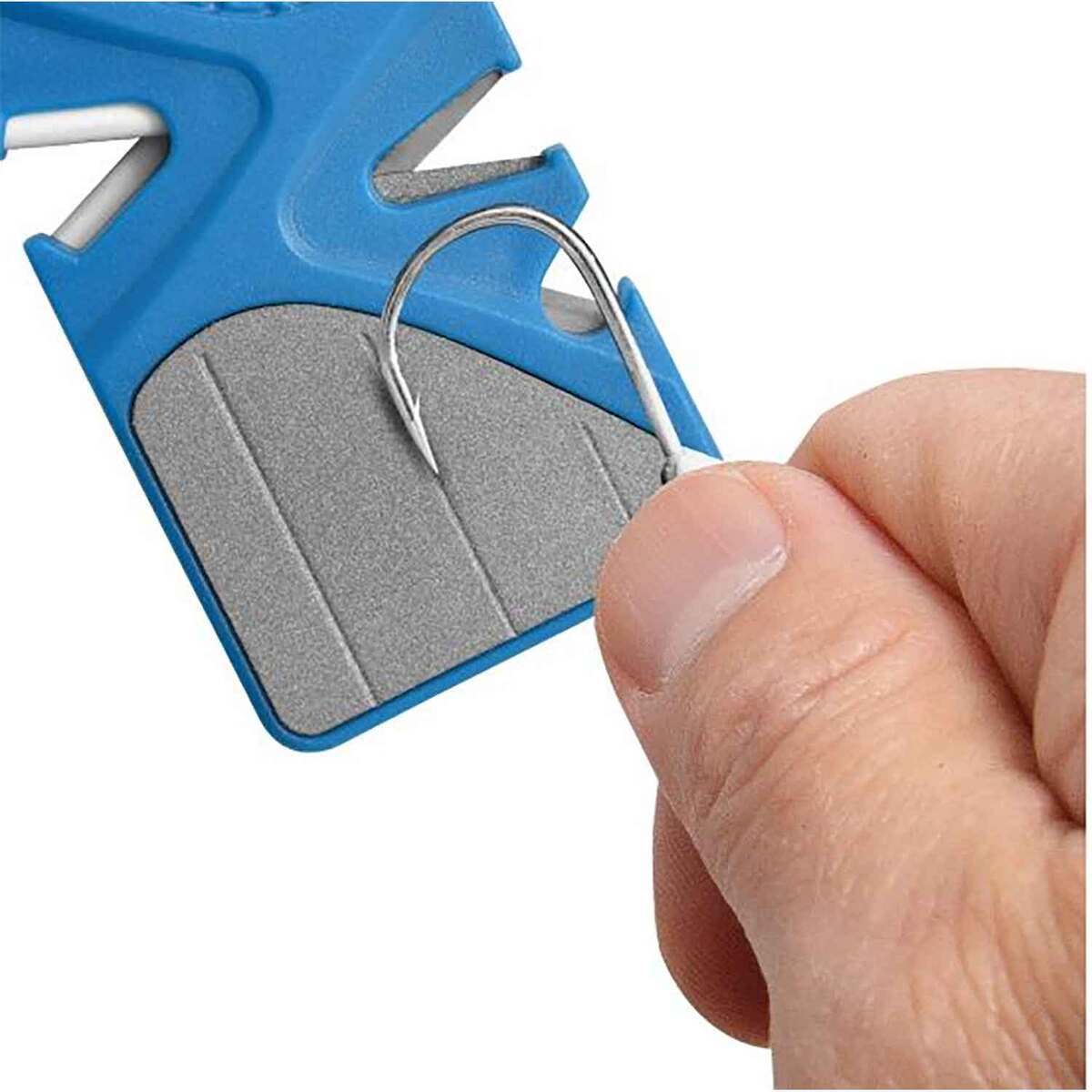 Cuda Multi-Function Pocket Knife Sharpener - Blue - Blue Cuda Multi-Function Pocket Knife Sharpener - Blue - Blue