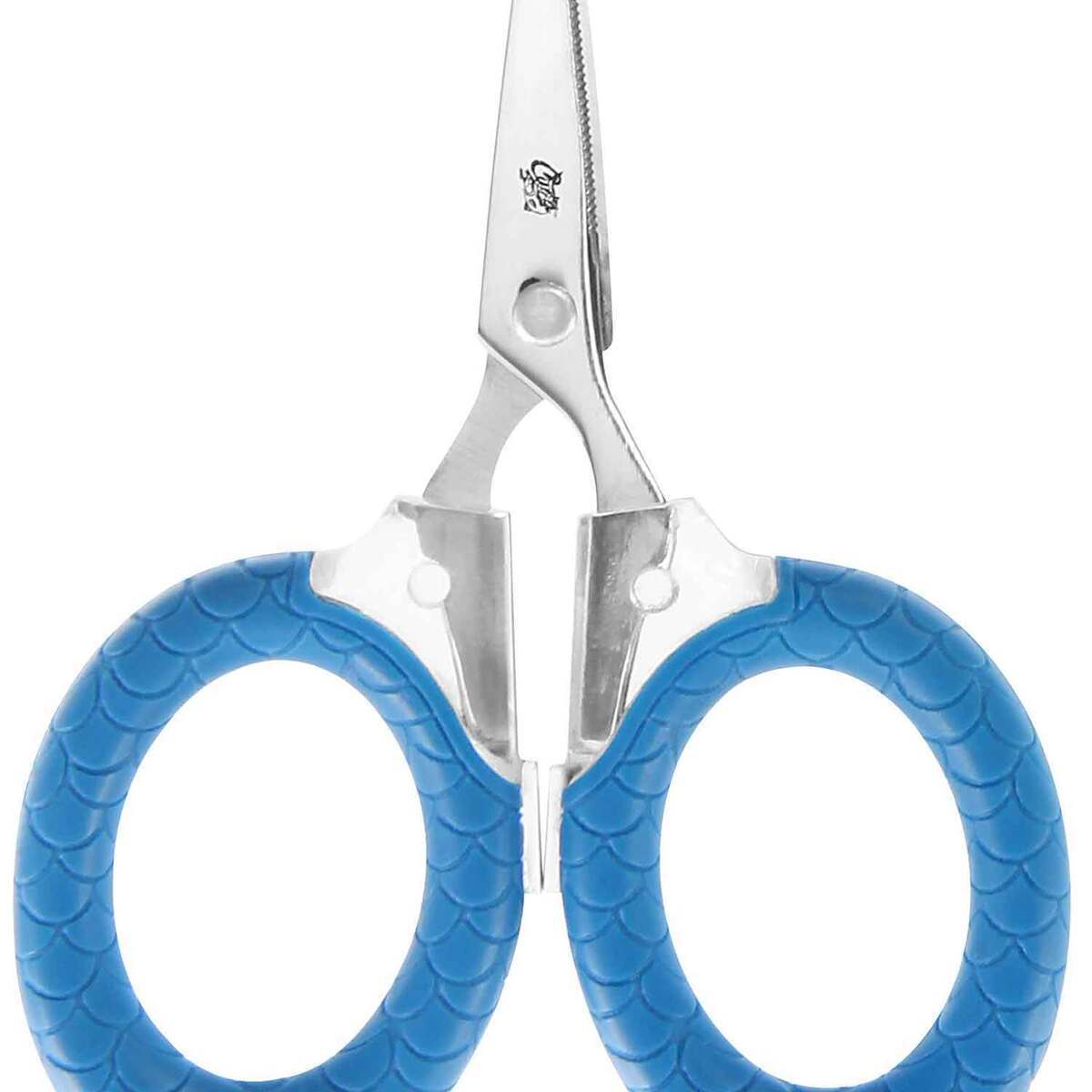 Cuda Titanium Bonded Micro Fishing Scissors - Blue, 3in - Blue 3in Cuda Titanium Bonded Micro Fishing Scissors - Blue, 3in - Blue 3in