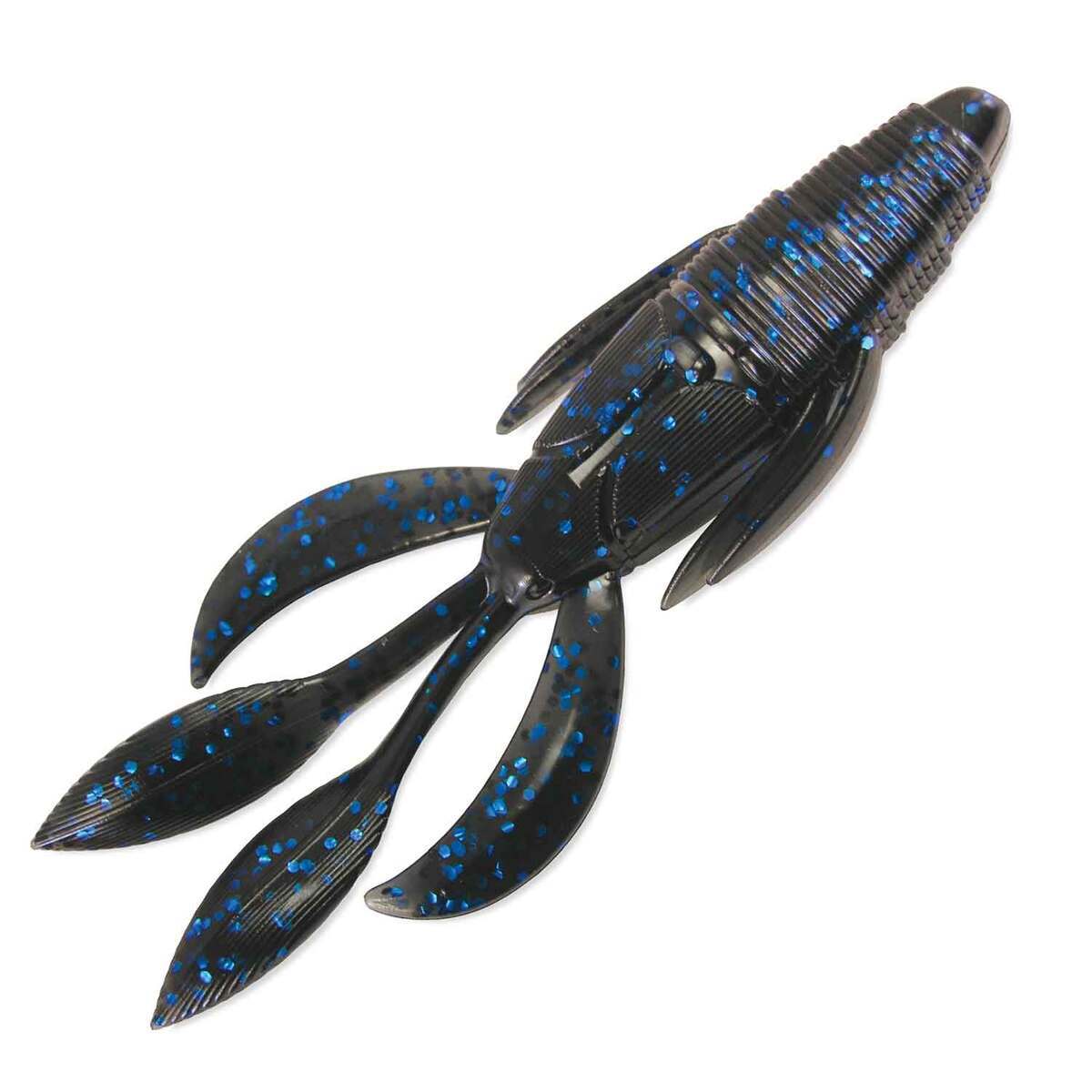 Culprit Incredi-Bug Soft Bait Worm - Blue Black Flake, 4in, 6 Pack - Blue Black Flake Culprit Incredi-Bug Soft Bait Worm - Blue Black Flake, 4in, 6 Pack - Blue Black Flake