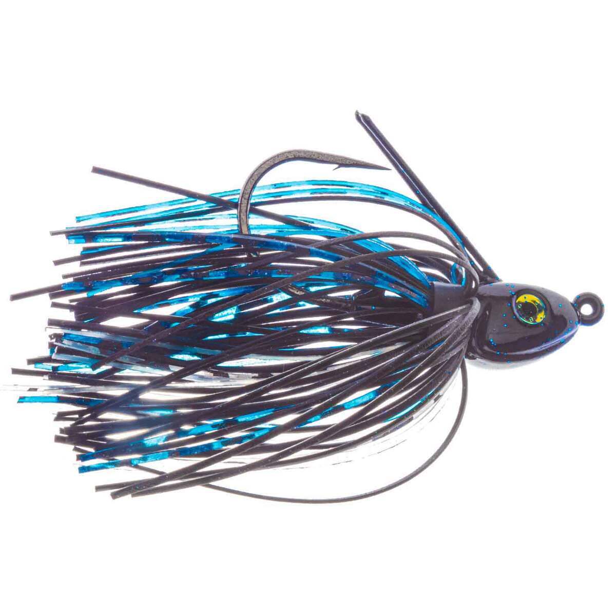 Cumberland Pro Lures Limit Out Compact Swim Jig - Midnight Shad, 3
