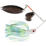 Cumberland Pro Lures Long-Arm Spinnerbait - Pearl Blue Shimmer, 1oz - Pearl Blue Shimmer
