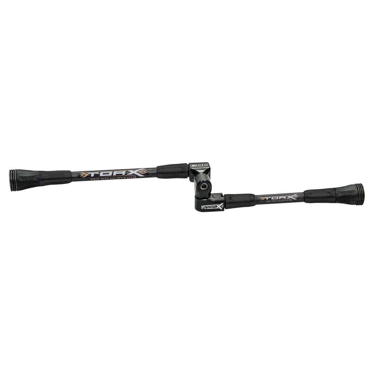 Custom Bow Equipment Torx Carbon Micro Stabilizer Kit 8in/10in - Black Custom Bow Equipment Torx Carbon Micro Stabilizer Kit 8in/10in - Black