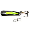 Custom Jigs & Spins Slender Spoon Ice Fishing Spoon - Black/Chartreuse, 1/16oz - Black/Chartreuse