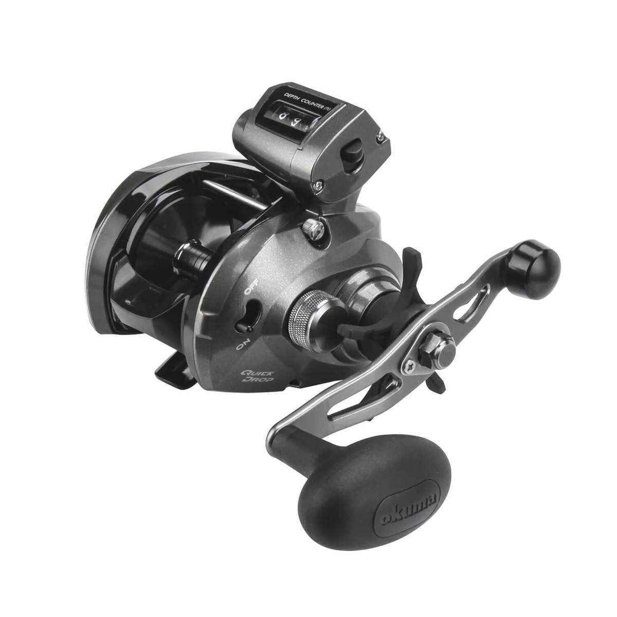 Okuma Convector Low Profile Line Counter Trolling/Conventional Reel - Size CV-163, Right Retrieve - CV-163 Okuma Convector Low Profile Line Counter Trolling/Conventional Reel - Size CV-163, Right Retrieve - CV-163