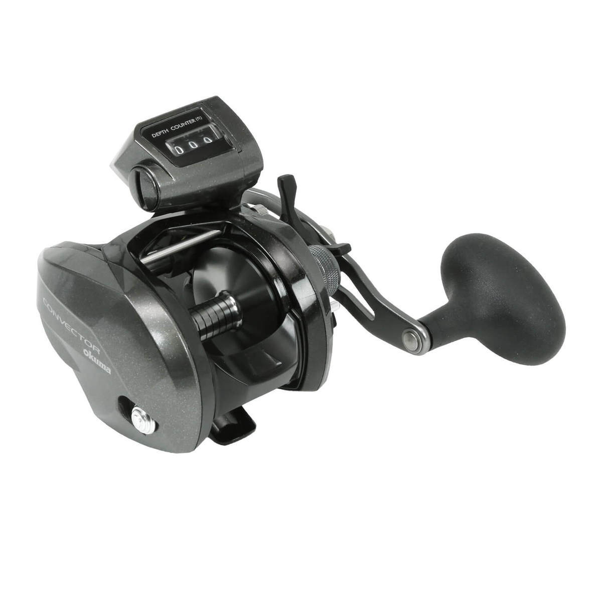 Okuma Convector Low Profile Line Counter Trolling/Conventional Reel - Size CV-163, Right Retrieve - CV-163 Okuma Convector Low Profile Line Counter Trolling/Conventional Reel - Size CV-163, Right Retrieve - CV-163