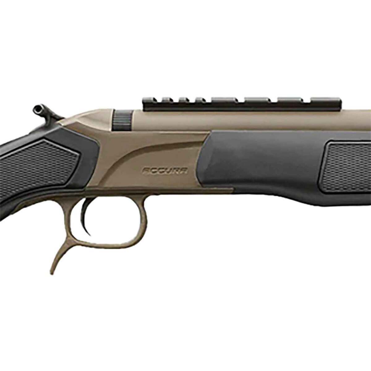 CVA Accura LR-X 50 Caliber Flat Dark Earth Nitride Cerakote Break Action In-Line Muzzleloader - 30in - Black CVA Accura LR-X 50 Caliber Flat Dark Earth Nitride Cerakote Break Action In-Line Muzzleloader - 30in - Black