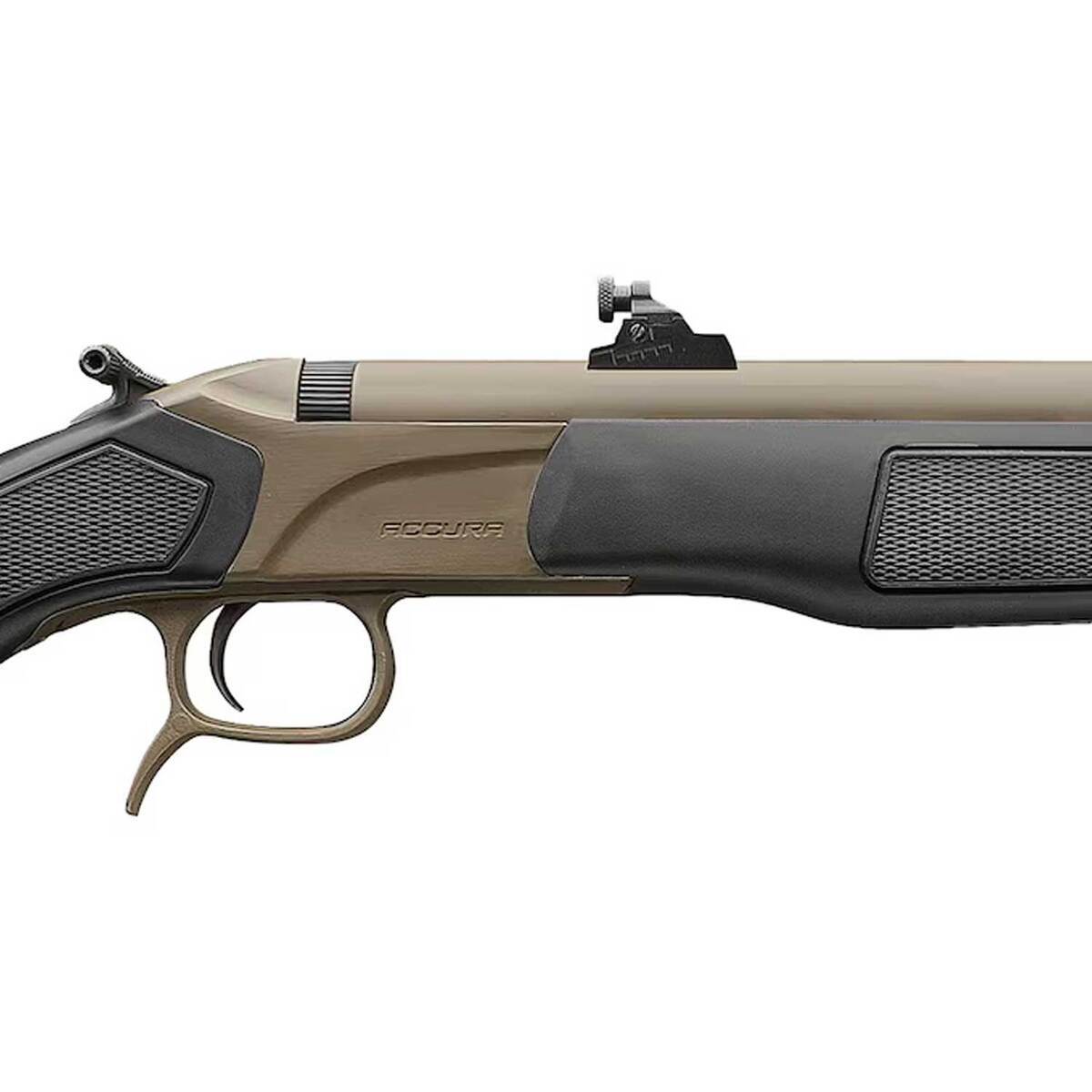 CVA Accura LR-X 50 Caliber Flat Dark Earth Nitride Cerakote Break Action Muzzleloader - 30in - Black CVA Accura LR-X 50 Caliber Flat Dark Earth Nitride Cerakote Break Action Muzzleloader - 30in - Black