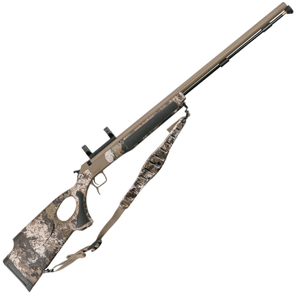CVA Accura V2 LR Scope Mount Combo 50 Caliber Cerakote/Nitride Break Action-Hammer Fire In-line Muzzleloader - 30in - Veil Camo CVA Accura V2 LR Scope Mount Combo 50 Caliber Cerakote/Nitride Break Action-Hammer Fire In-line Muzzleloader - 30in - Veil Camo