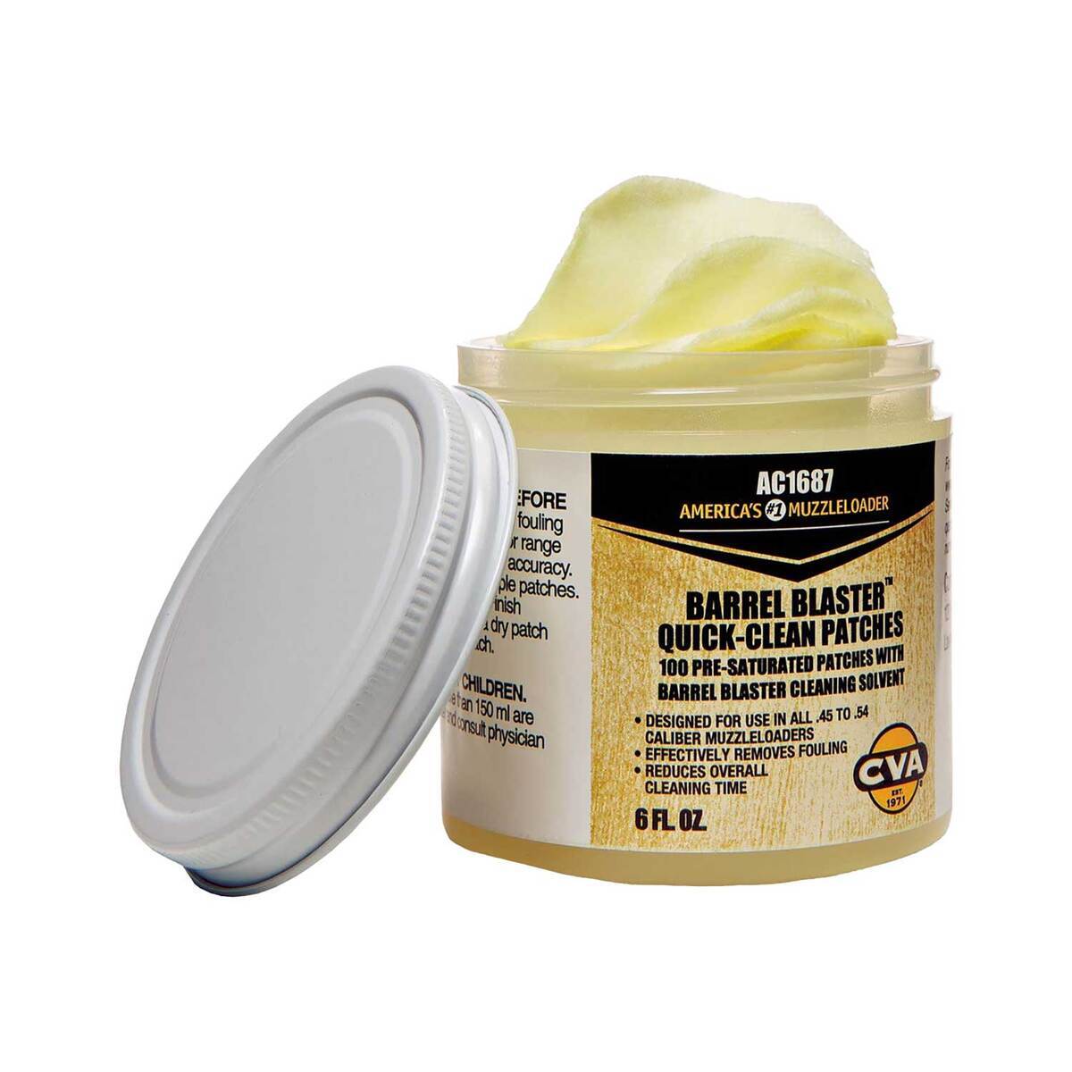 Patch Cleaner CVA Barrel Blaster Quick Clean Patches - 100 Pack | Sportsman's Warehouse