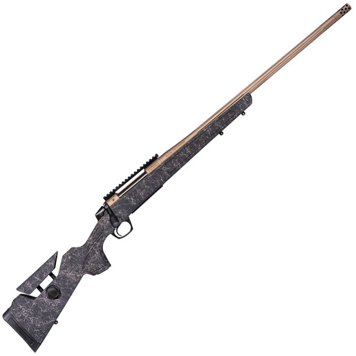 Cva CVA Cascade 7mm PRC Smoked Bronze Cerakote Bolt Action Long Range Hunting Rifle - 24in - Black, Bronze