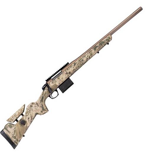 CVA Cascade Varmint Hunter 223 Remington Smoked Bronze Cerakote/Realtree Hillside Bolt Action Rifle – 20in – Camo