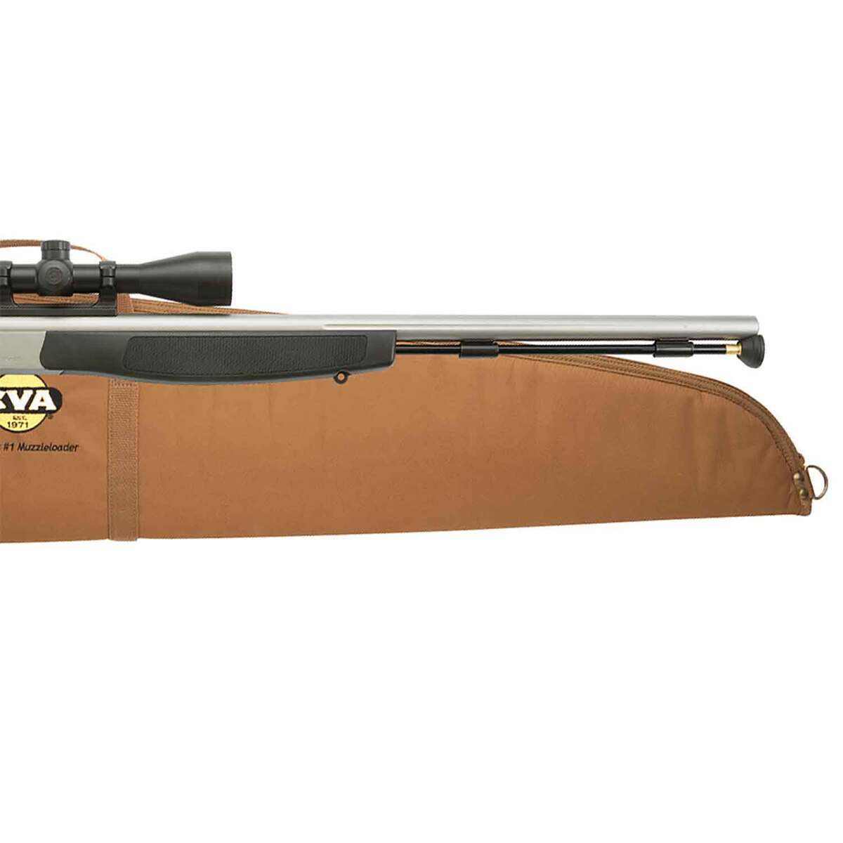 CVA Optima V2 50 Caliber Stainless Steel Hammer Fire In-Line Muzzleloader - 26in - Black CVA Optima V2 50 Caliber Stainless Steel Hammer Fire In-Line Muzzleloader - 26in - Black