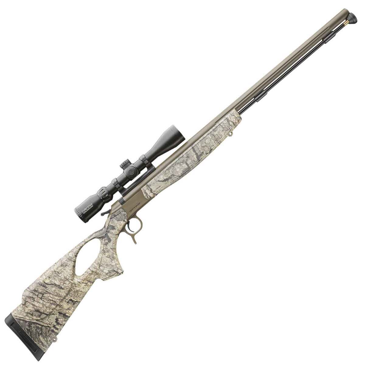 CVA Optima V2/LR TH 50 Caliber Brown Timber Break Action-Hammer Fire In-Line Muzzleloader - 28in - Camo CVA Optima V2/LR TH 50 Caliber Brown Timber Break Action-Hammer Fire In-Line Muzzleloader - 28in - Camo