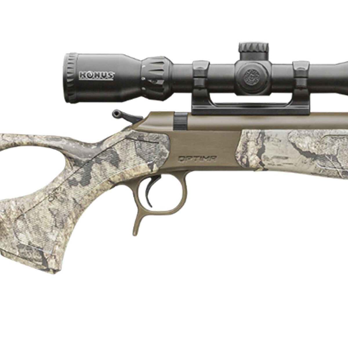 CVA Optima V2/LR TH 50 Caliber Brown Timber Break Action-Hammer Fire In-Line Muzzleloader - 28in - Camo CVA Optima V2/LR TH 50 Caliber Brown Timber Break Action-Hammer Fire In-Line Muzzleloader - 28in - Camo