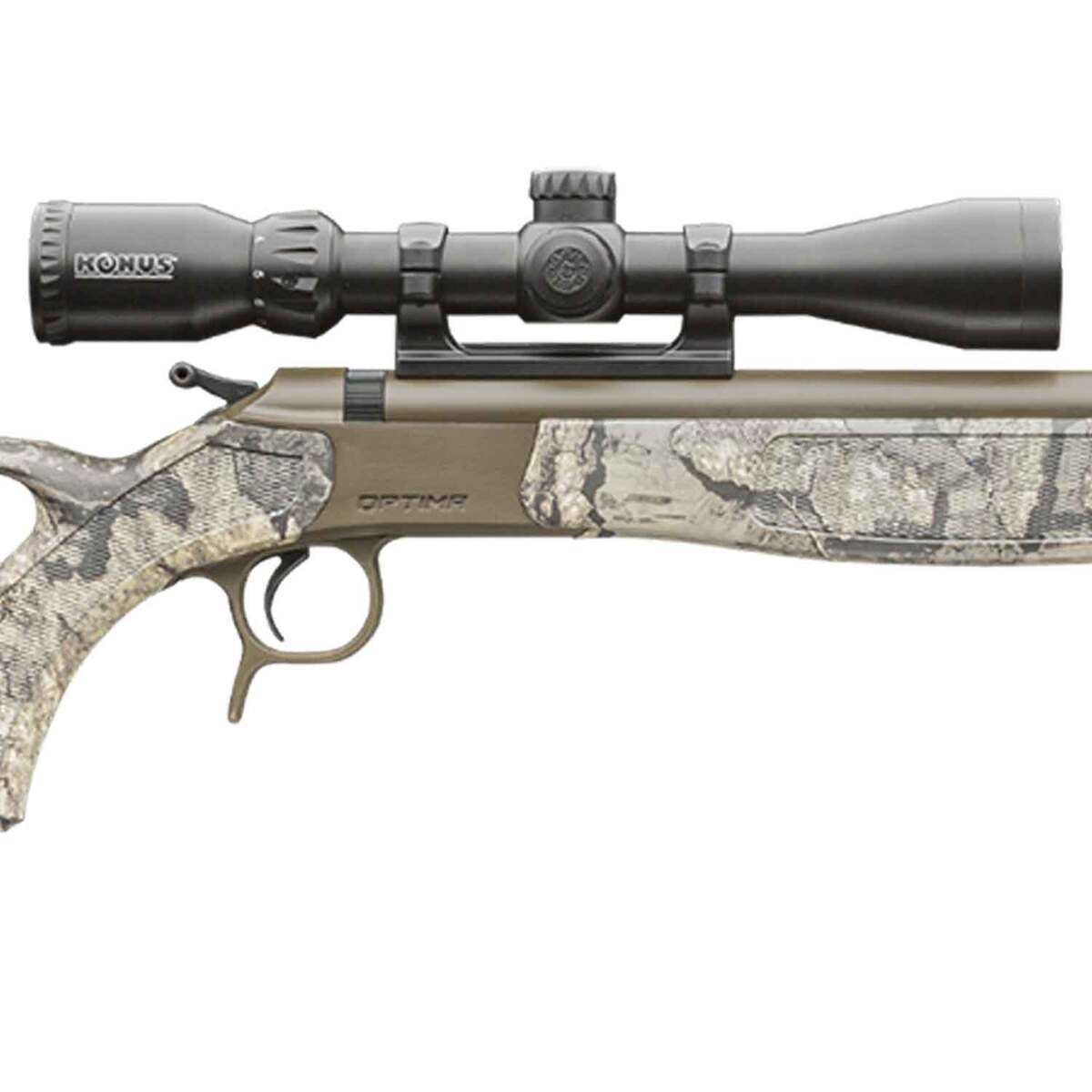 CVA Optima V2/LR TH 50 Caliber Brown Timber Break Action-Hammer Fire In-Line Muzzleloader - 28in - Camo CVA Optima V2/LR TH 50 Caliber Brown Timber Break Action-Hammer Fire In-Line Muzzleloader - 28in - Camo