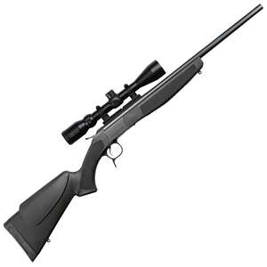 CVA Scout Black Single Shot Rifle - 243 Winchester - 20in