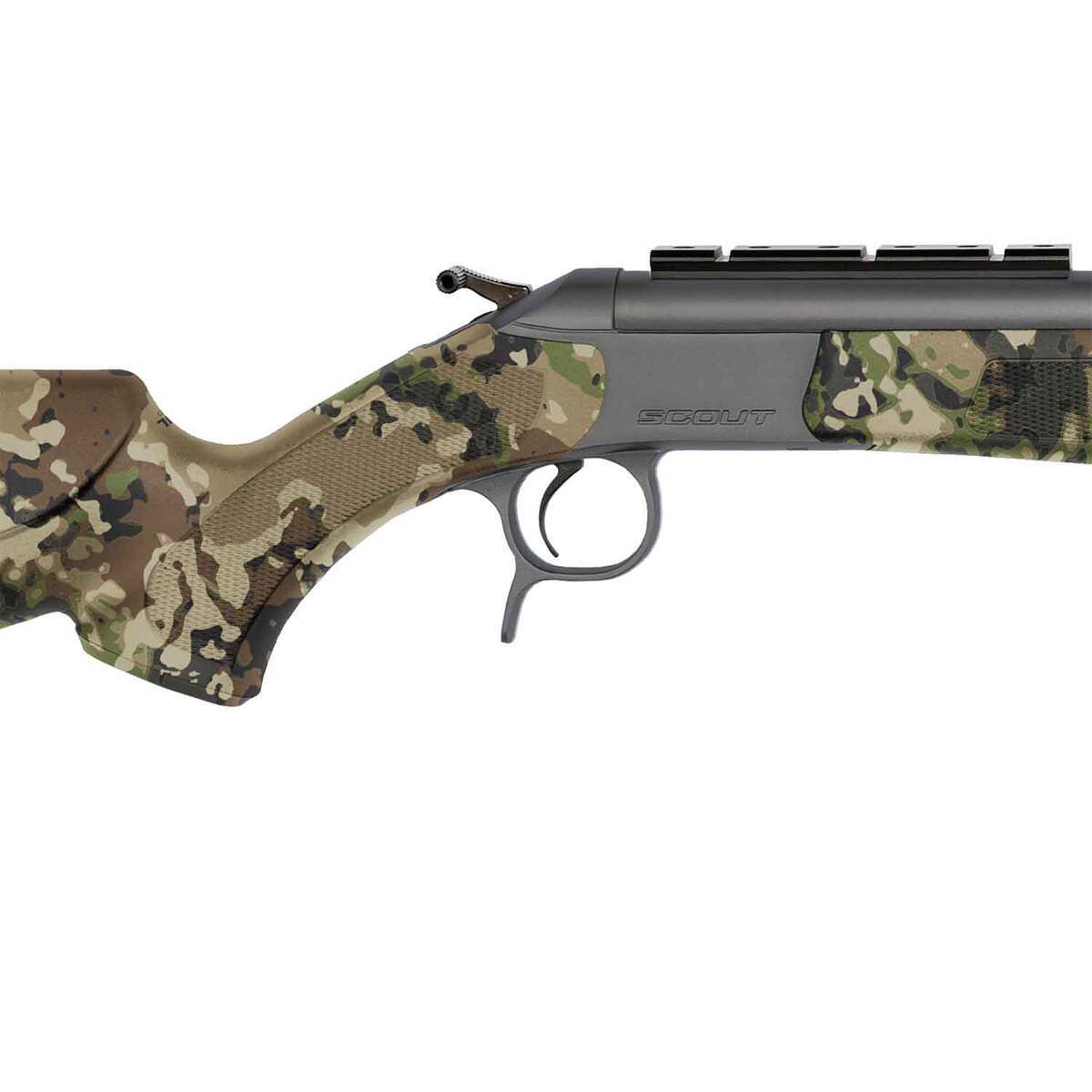 CVA Scout Takedown Sniper Gray Cerakote Killik Veil Summit Camo Break Action Rifle - 350 Legend - 20in - Veil Summit Camo and Sniper Gray CVA Scout Takedown Sniper Gray Cerakote Killik Veil Summit Camo Break Action Rifle - 350 Legend - 20in - Veil Summit Camo and Sniper Gray