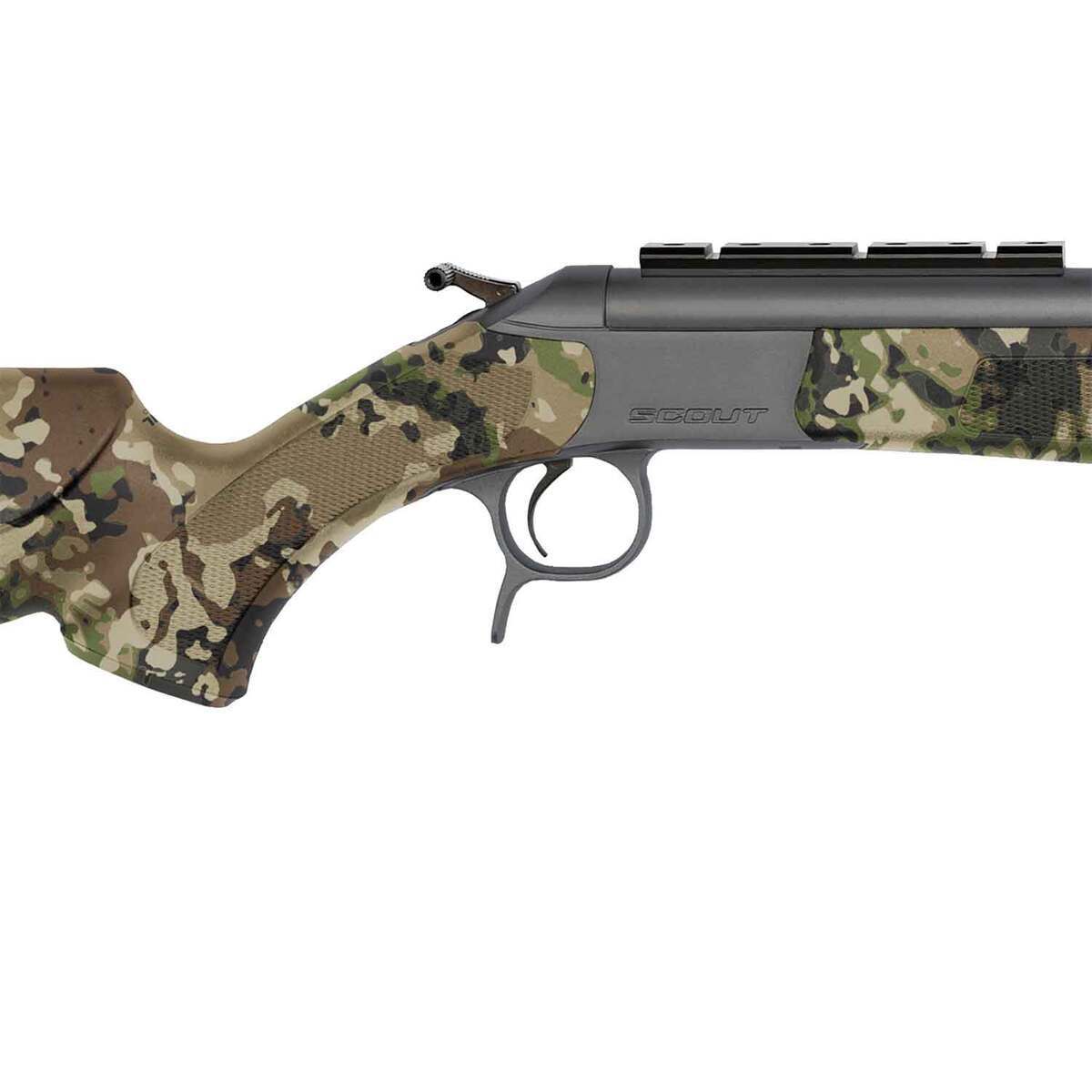 CVA Scout Takedown Sniper Gray Cerakote Killik Veil Summit Camo Break Action Rifle - 45-70 Government - 25in - Veil Summit Camo and Sniper Gray CVA Scout Takedown Sniper Gray Cerakote Killik Veil Summit Camo Break Action Rifle - 45-70 Government - 25in - Veil Summit Camo and Sniper Gray