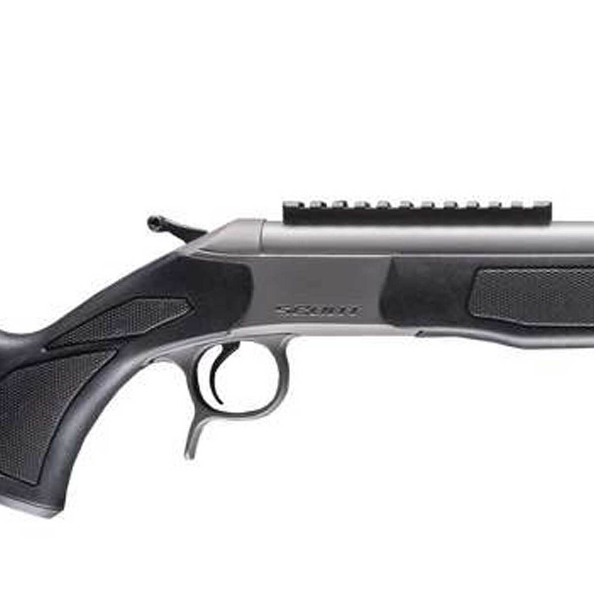 CVA Scout TD 44 Magnum Stainless Steel/Black Shot Rifle - 20in - Gray CVA Scout TD 44 Magnum Stainless Steel/Black Shot Rifle - 20in - Gray