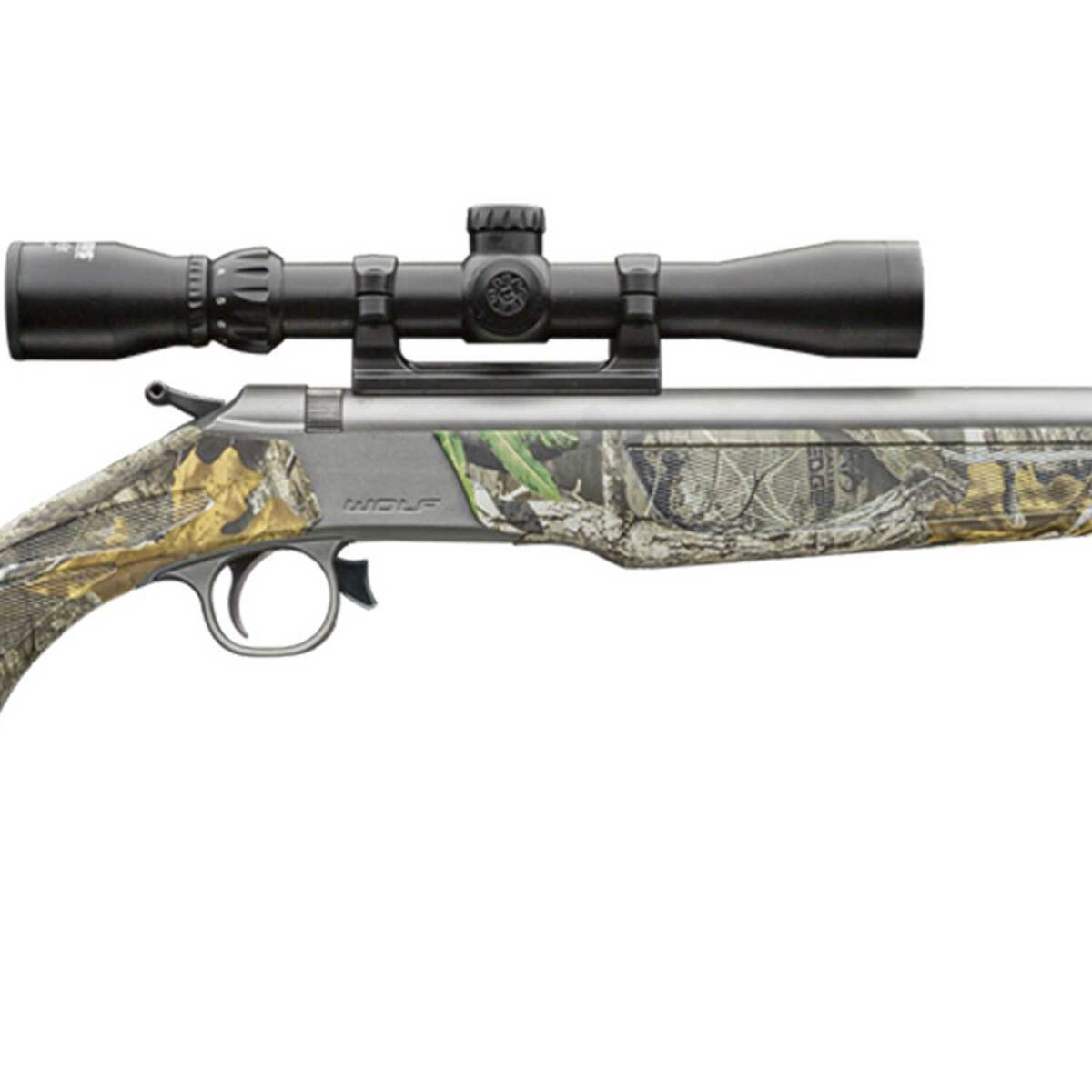 CVA Wolf V2 50 Caliber Stainless/Realtree Edge Break Action-Hammer Fire In-Line Muzzleloader - 24in - Camo CVA Wolf V2 50 Caliber Stainless/Realtree Edge Break Action-Hammer Fire In-Line Muzzleloader - 24in - Camo