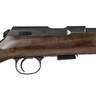CZ USA 457 American Black Nitride Left Hand Bolt Action Rifle - 22 Long Rifle - 24.8in - Brown