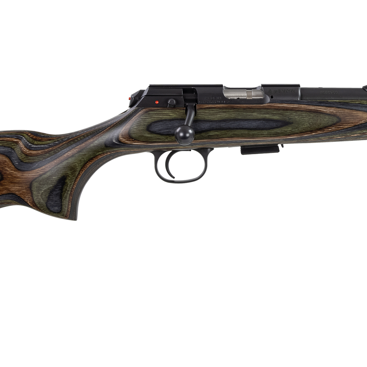 CZ USA 457 Scout Black/Laminate Bolt Action Rifle - 22 Long Rifle - 16in - Beechwood Laminate CZ USA 457 Scout Black/Laminate Bolt Action Rifle - 22 Long Rifle - 16in - Beechwood Laminate