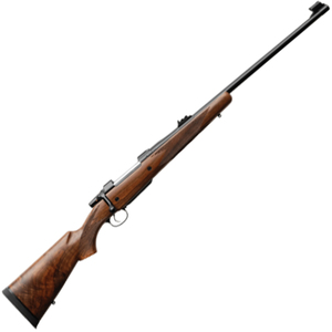 CZ 550 American Safari Magnum Polished Blued Bolt Action Rifle - 375 H&H Magnum - 25in