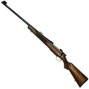 CZ 550 American Safari Magnum Polished Blued Left Hand Bolt Action Rifle - 375 H&H Magnum - 25in