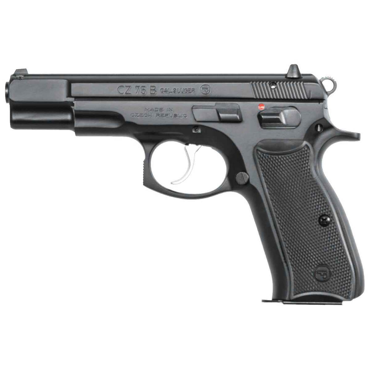 CZ 75 B 9mm Luger 4.6in Black Pistol - 10+1 Rounds - California Compliant - Black CZ 75 B 9mm Luger 4.6in Black Pistol - 10+1 Rounds - California Compliant - Black