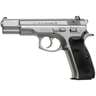 CZ USA 75 B 9mm Luger 4.6in High Polished Stainless Steel Pistol - 16+1 Rounds - Gray