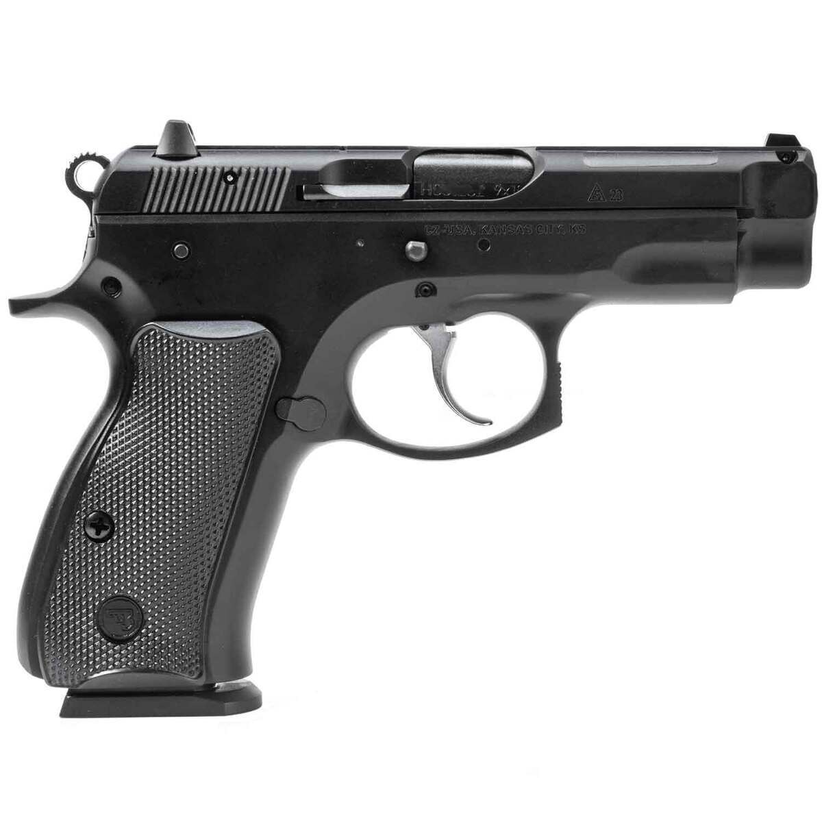 CZ USA CZ 75 Compact 9mm Luger 3.75in Black Polycoat Pistol - 10+1 Rounds - Black CZ USA CZ 75 Compact 9mm Luger 3.75in Black Polycoat Pistol - 10+1 Rounds - Black