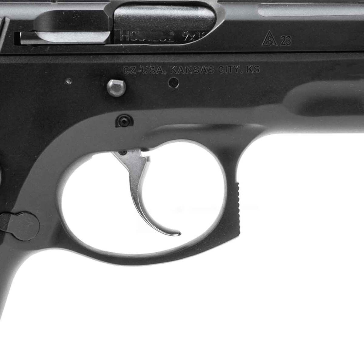 CZ USA CZ 75 Compact 9mm Luger 3.75in Black Polycoat Pistol - 10+1 Rounds - Black CZ USA CZ 75 Compact 9mm Luger 3.75in Black Polycoat Pistol - 10+1 Rounds - Black